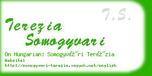 terezia somogyvari business card